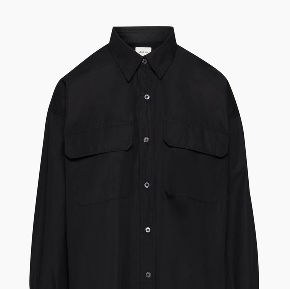 Aritzia Wilfred cotton poplin button showtime shirt - Picture 6 of 8
